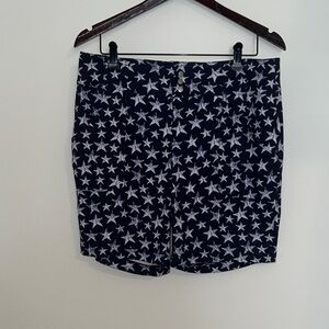 Jofit Women's Navy Star Patterned Shorts